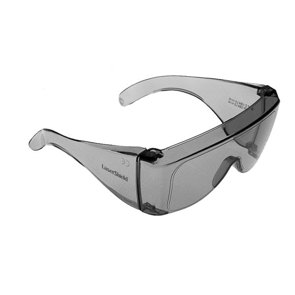 Bulky looking smokey colored filters. Think Safety first!