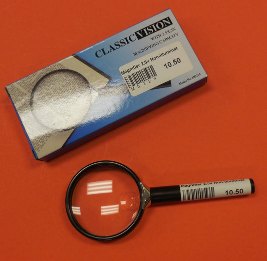 Be like Sherlock Holmes and carry around a magnifying glass for quick and easy use.