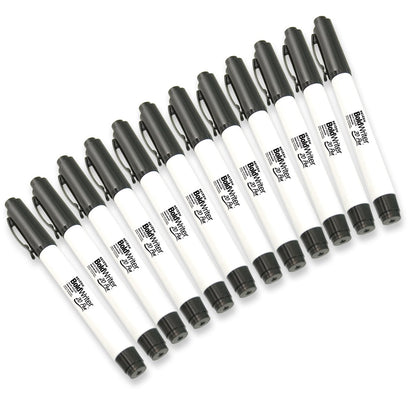 12 Bold writer pens lined up for easy selection