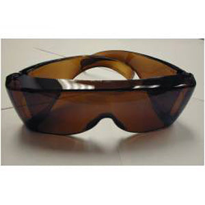Bulky looking Khaki colored filters. Think Safety first!