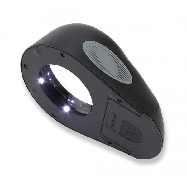 The bottom of the magnifier showing the lights on...and nobody is home