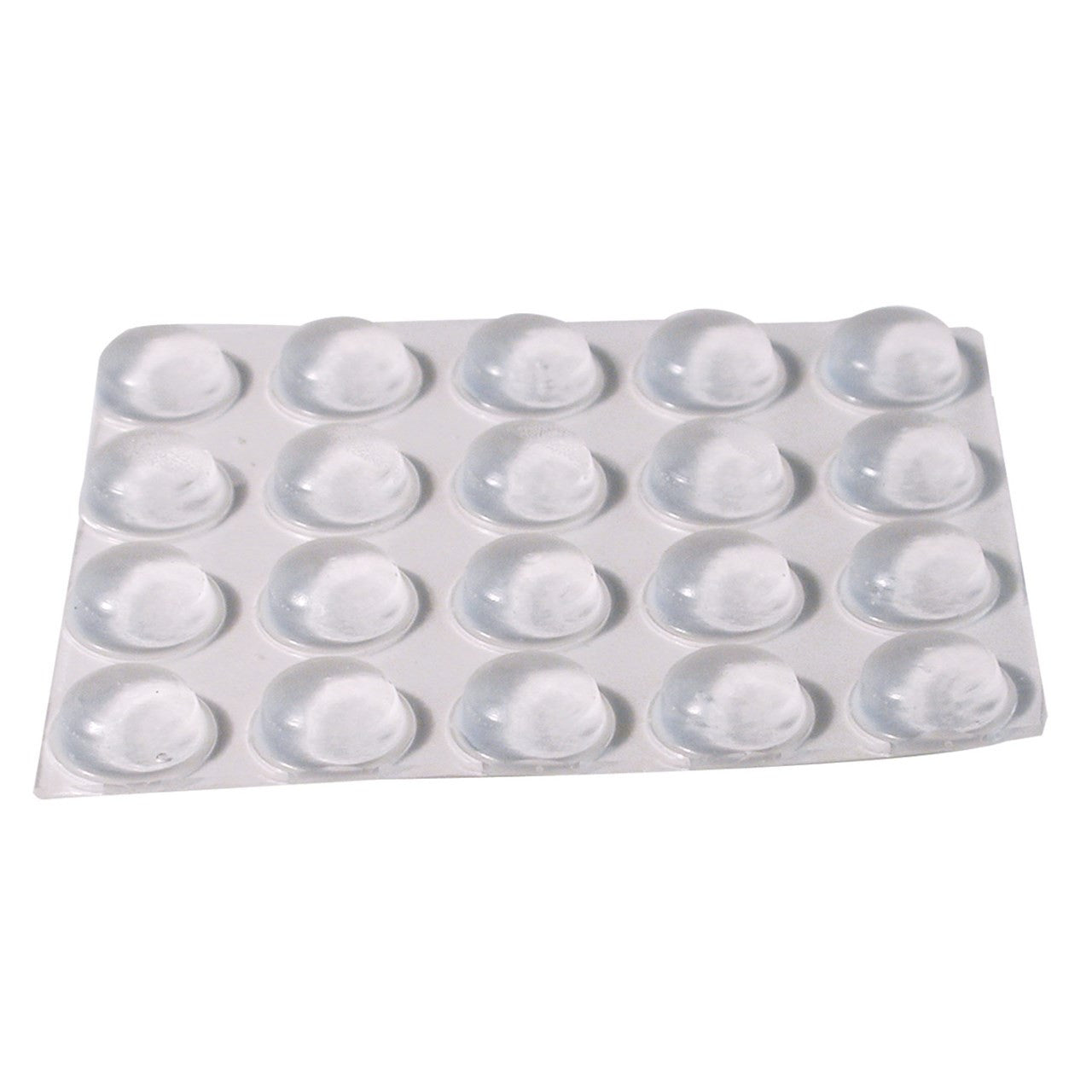 page of 20 clear medium sized bump dots