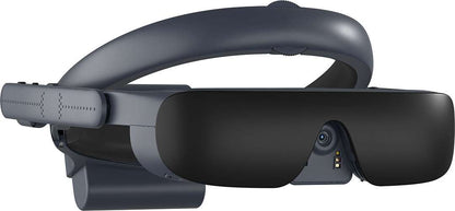 eSight4 Headgear that looks like a futuristic head set to help you see