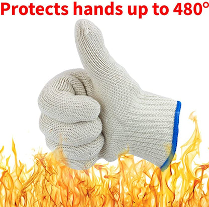 A gloved hand giving a thumbs up while engulfed in flames